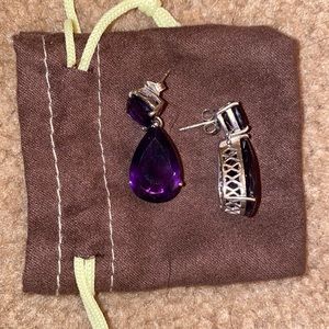 Amethyst earrings